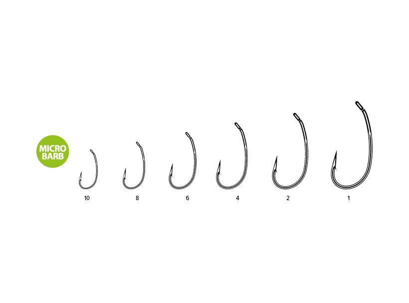 CARP SPIRIT MEDIUM CURVE SHANK HOOKS