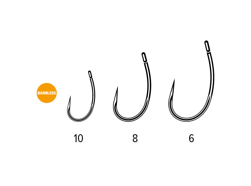CARP SPIRIT SHORT CURVE SHANK HOOKS