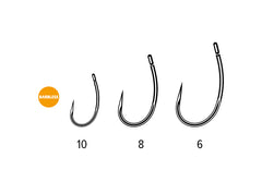 CARP SPIRIT SHORT CURVE SHANK HOOKS
