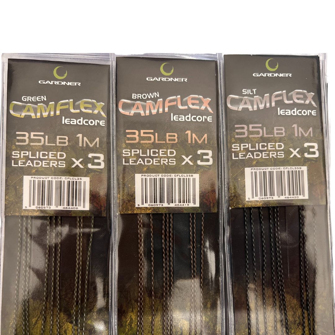 GARDNER TACKLE CAMFLEX LEADCORE SPLICED LEADERS