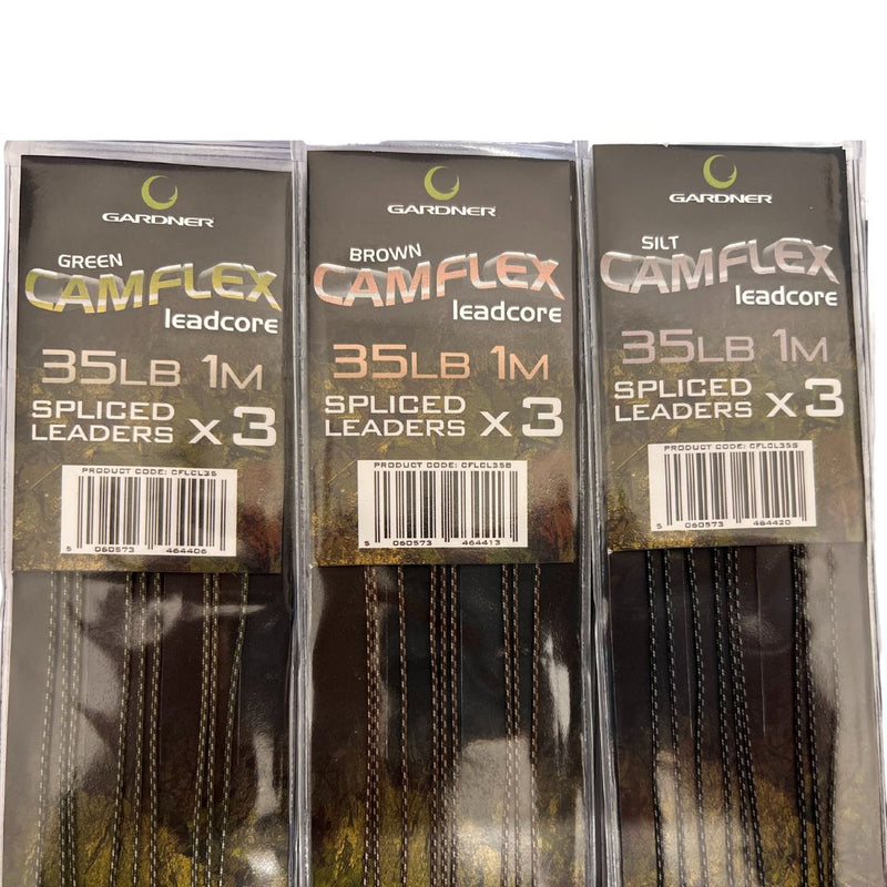 GARDNER TACKLE CAMFLEX LEADCORE SPLICED LEADERS