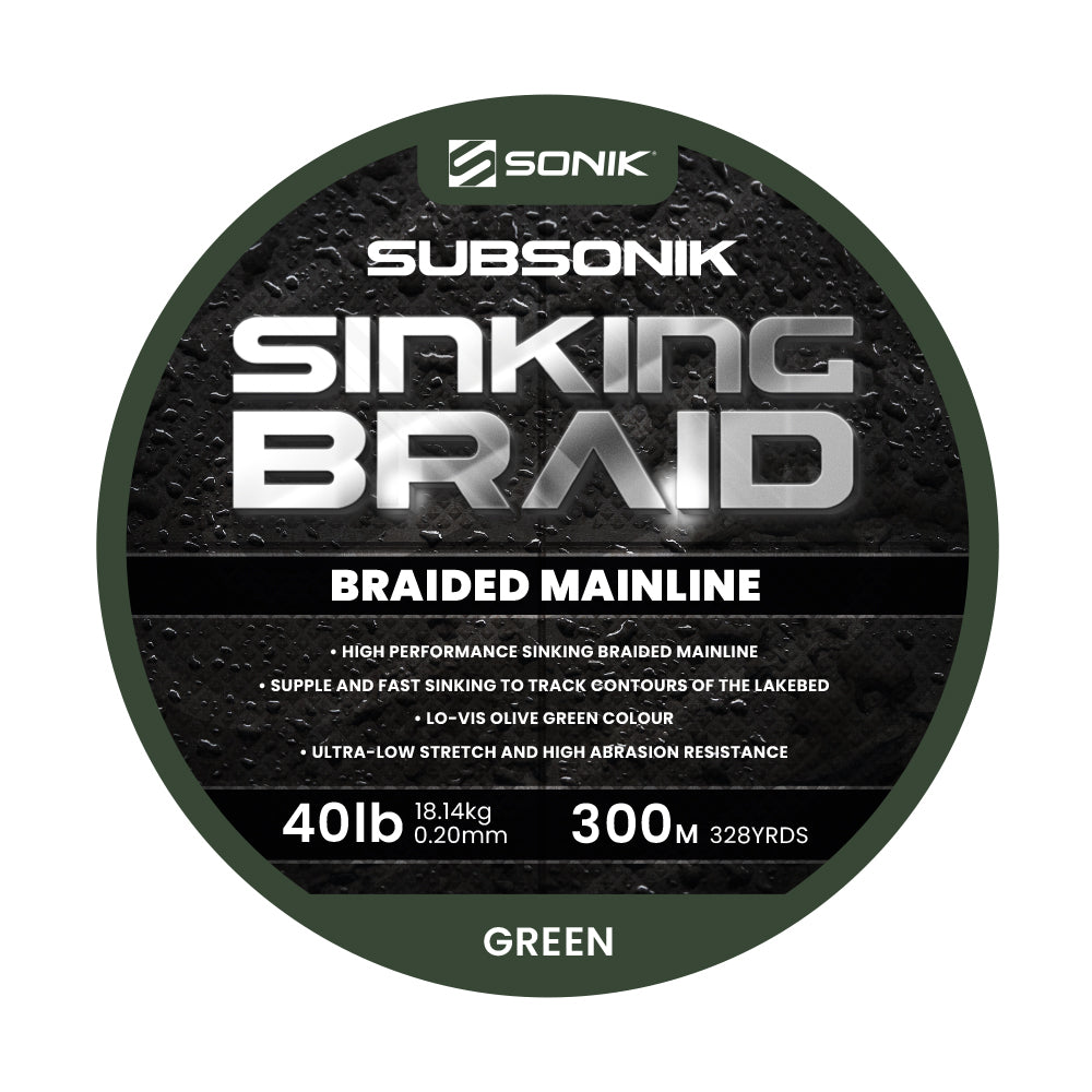 SONIK SUBSONIK SINKING BRAID 40LB
