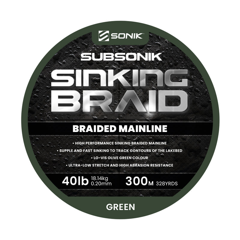 SONIK SUBSONIK SINKING BRAID 40LB