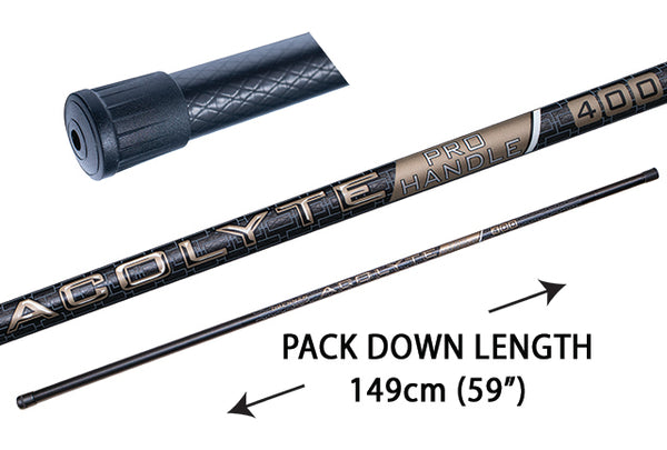 Drennan Acolyte 4m Landing Net Pole Handle Three Piece Fishing