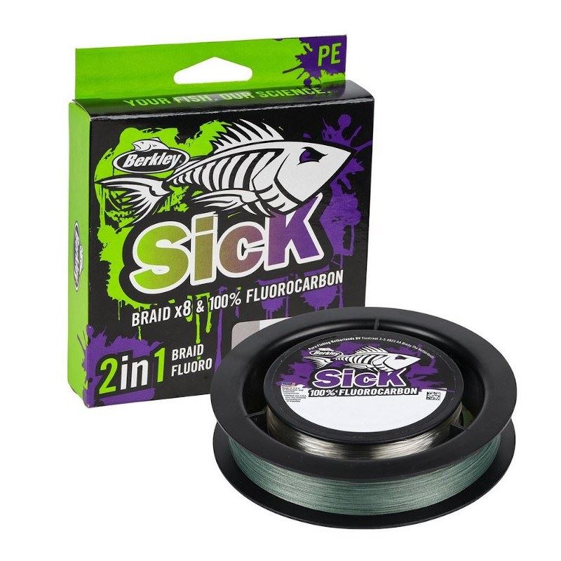 Berkley Sick 2 in 1 Fluorocarbon & Braid