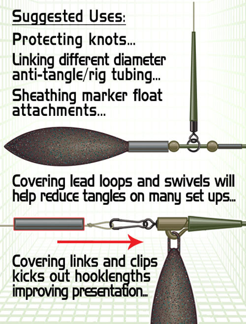 GARDNER TACKLE COVERT SILICONE SLEEVES