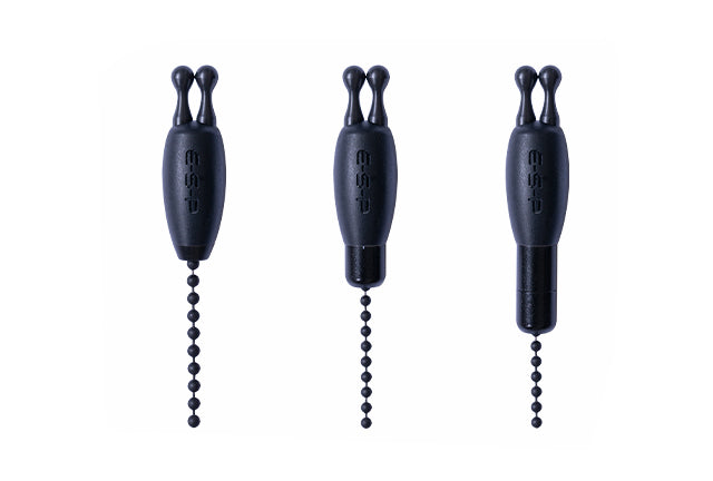ESP Black/White Barrel Bobbins Black Stainless