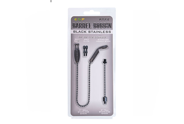 ESP Black/White Barrel Bobbins Black Stainless