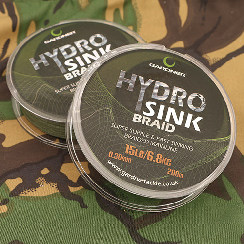 GARDNER TACKLE HYDRO-SINK BRAIDED MAINLINE