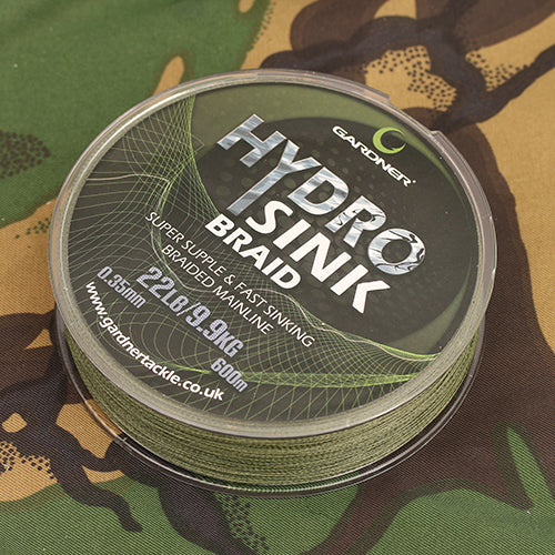 GARDNER TACKLE HYDRO-SINK BRAIDED MAINLINE