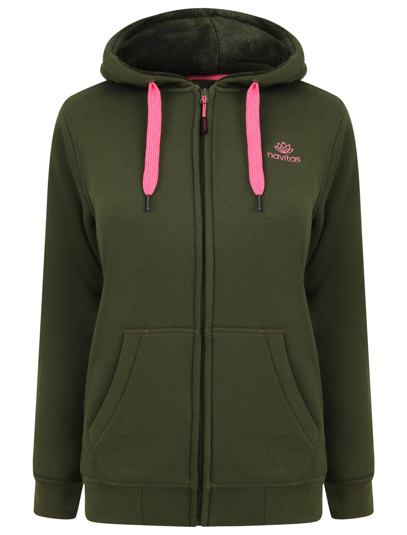 Navitas Womens Sherpa Zip Hood