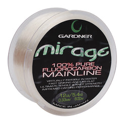 GARDNER TACKLE MIRAGE FLUOROCARBON MAINLINE