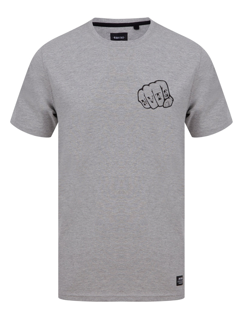 Navitas Knuckles Tee Grey Marle