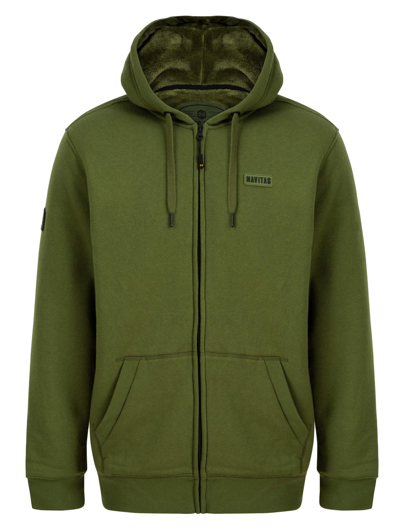 Navitas Sherpa Zip Hoody Green