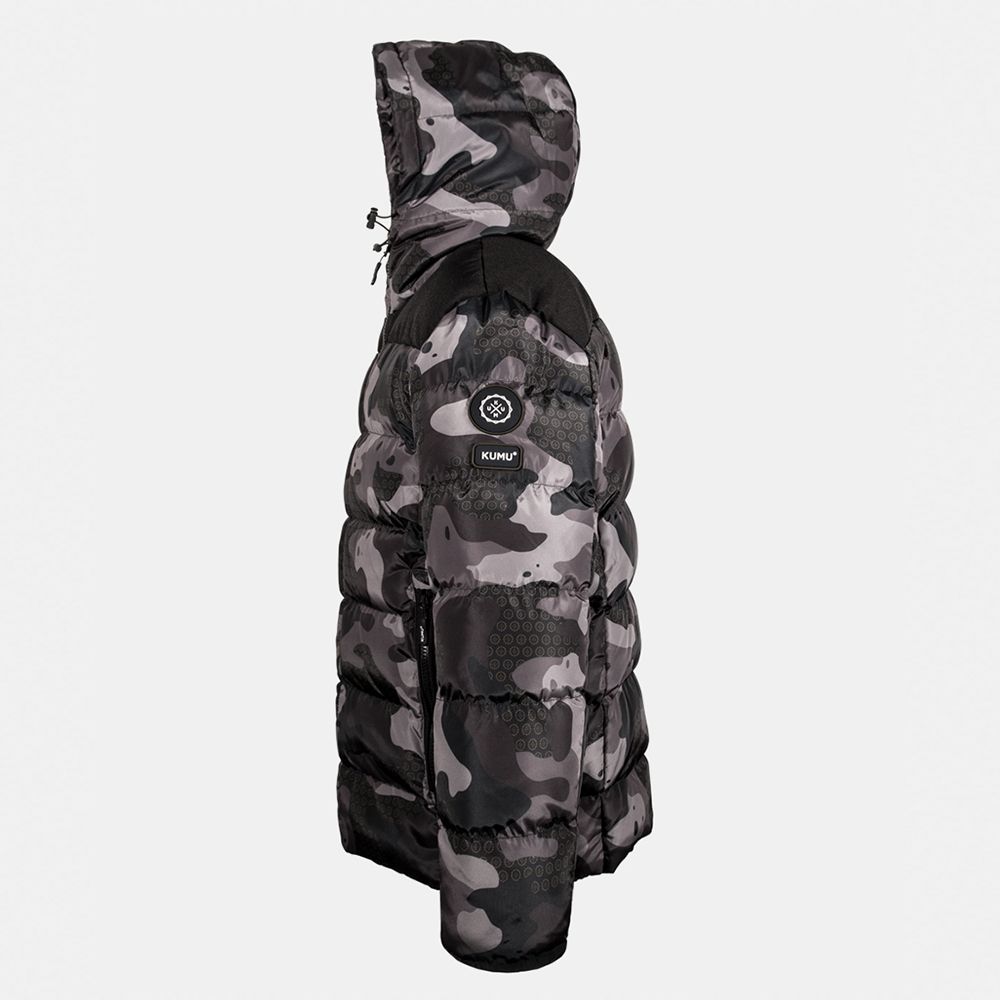 KUMU DECEPTION JACKET GREYSCALE