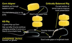 Enterprise Tackle Popup Sweetcorn Washed out Range