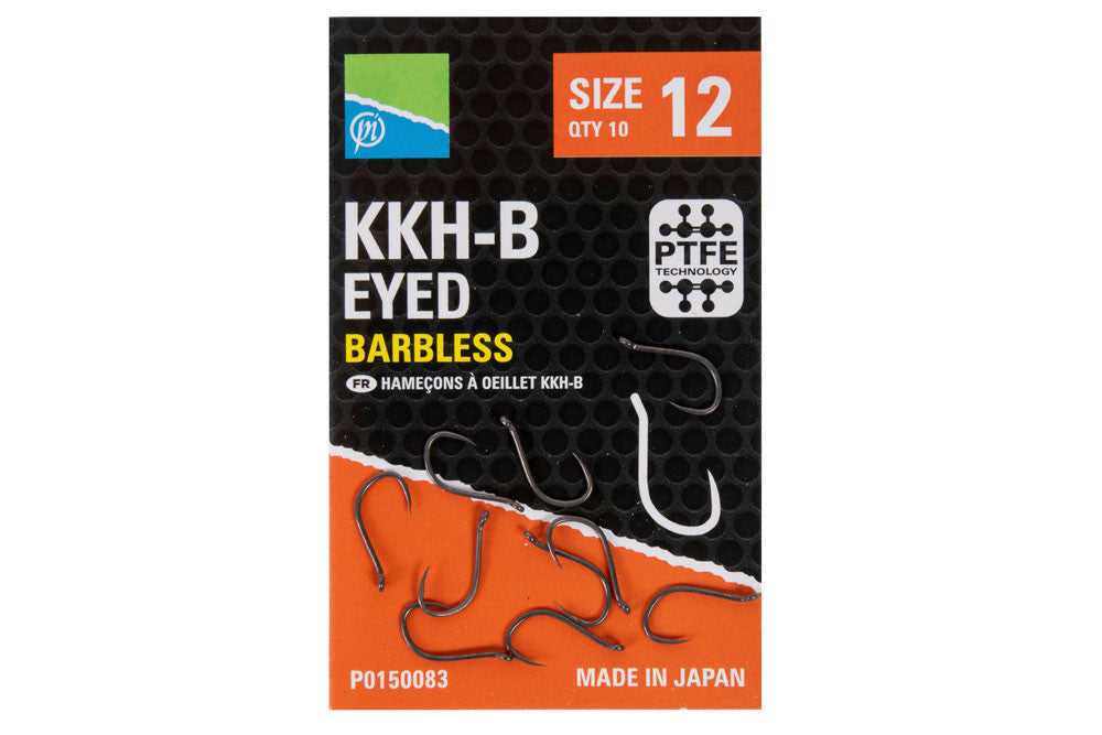 Preston KKH-B EYED BARBLESS HOOK