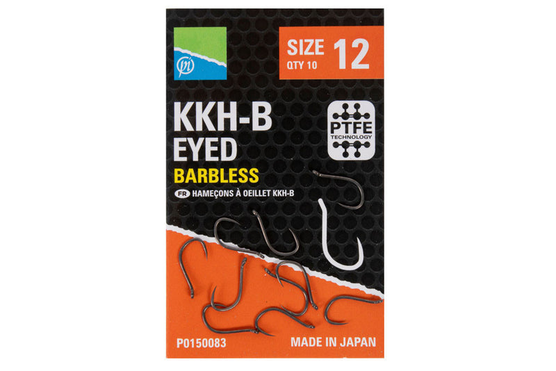 Preston KKH-B EYED BARBLESS HOOK