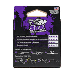 Berkley Sick 100% Fluorocarbon Leader Line - 50m Spool