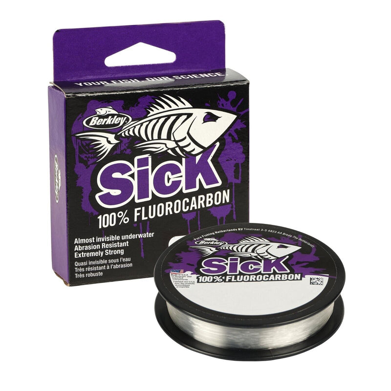 Berkley Sick 100% Fluorocarbon Leader Line - 50m Spool