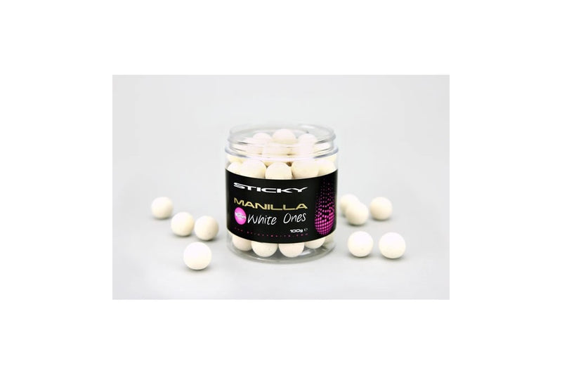 STICKY BAITS MANILLA WHITE ONES POP UPS
