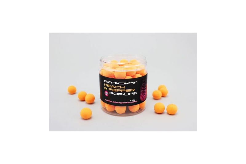 STICKY BAITS PEACH & PEPPER POP UPS