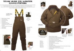 Vass Tackle Team Vass 175 Winter Lined Smock Khaki Edition