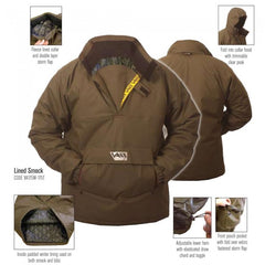 Vass Tackle Team Vass 175 Winter Lined Smock Khaki Edition