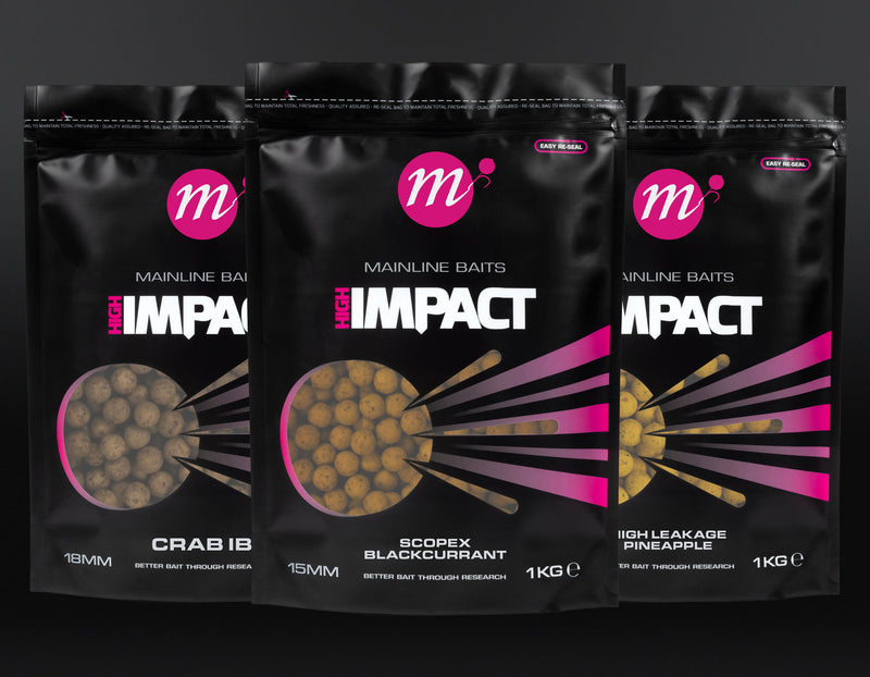 MAINLINE BAITS HIGH IMPACT SHELFLIFE BOILIES 1KG 20MM