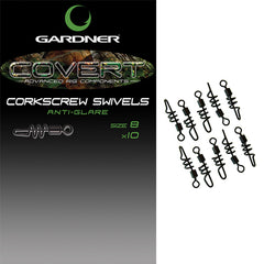 Gardner Covert Corkscrew Swivels