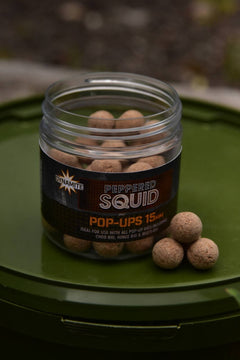 Dynamite Baits Peppered Squid Food bait pop-ups 15mm