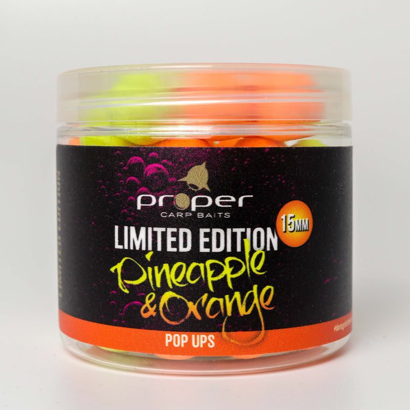 Proper Carp Baits Limited Edition Pineapple & Orange Pop-Ups