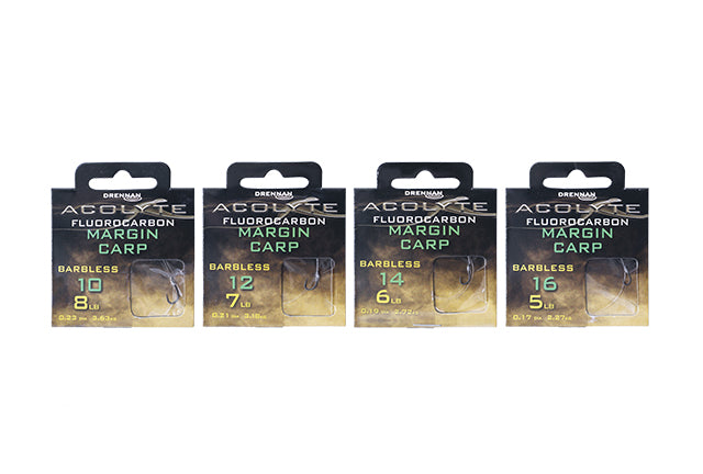 Drennan Acolyte Margin Carp  Hooks To Fluoro Barbless