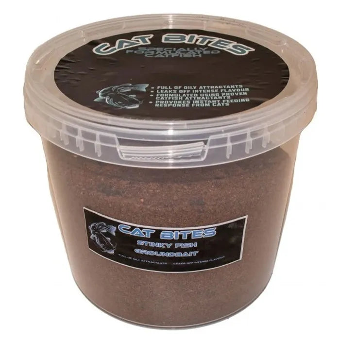 Bait Tech Cat Bites Stinky fish Fishing Groundbait 2.4kg