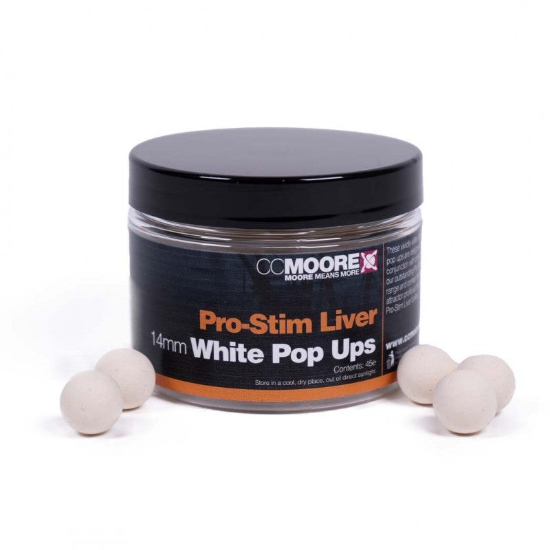 CC Moore Pro Stim Liver White Pop-Ups