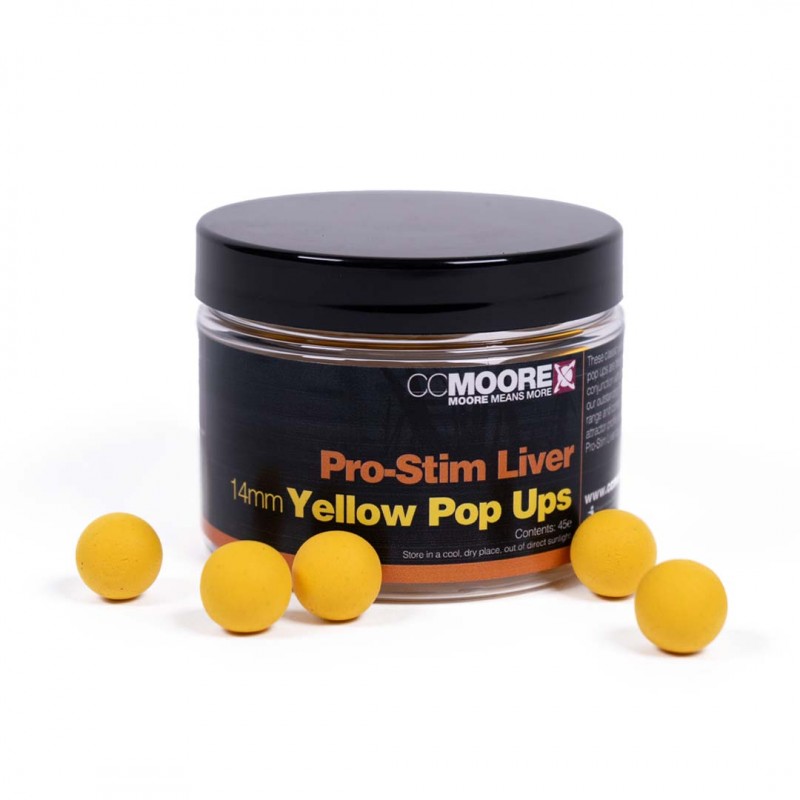 CC Moore Pro Stim Liver Yellow Pop-Ups