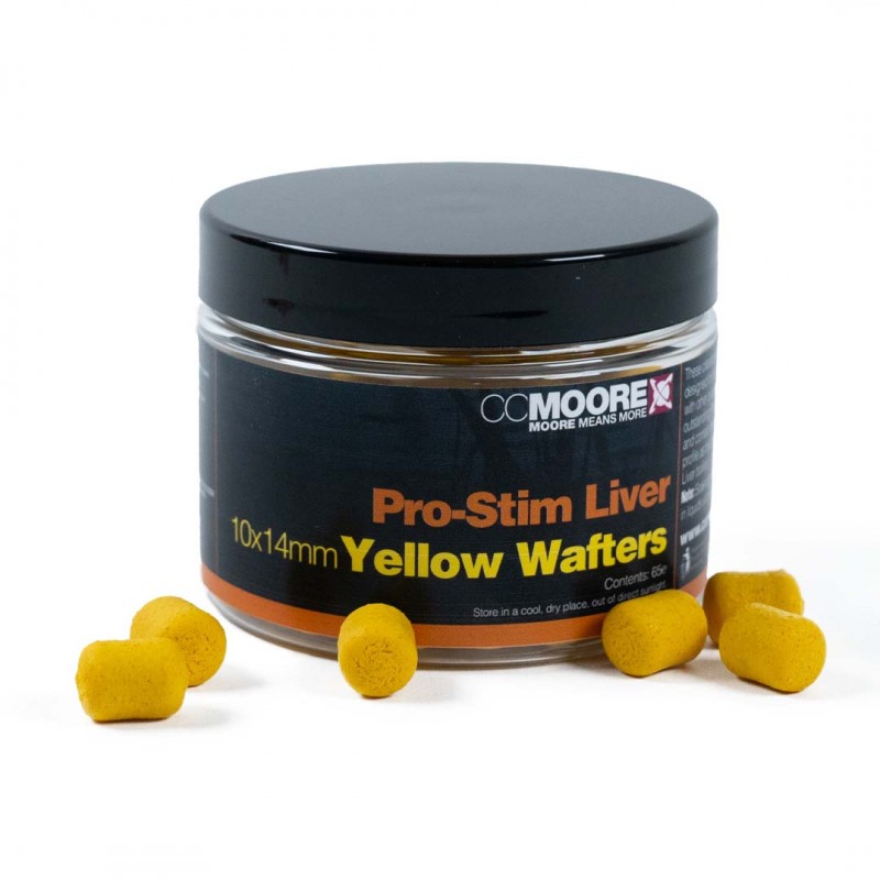 CC Moore Pro Stim Liver Yellow Dumbbell Wafters