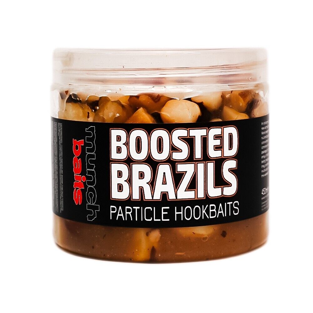 Munch Baits Boosted Brazils Particle Fishing Hookbait 450ml – Totally  Hooked Ltd