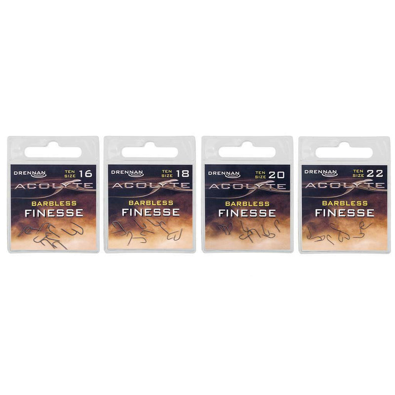 Drennan Acolyte Barbless Finesse Hooks