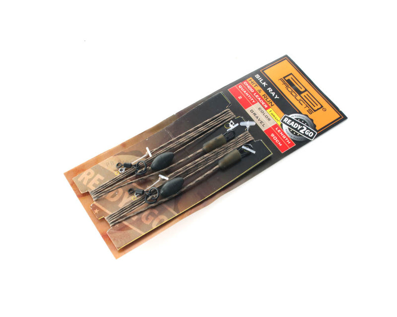 PB Products R2G SR Hit & Run Weighted Chod Leader 1g 90 Weed 2pcs