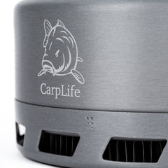 CarpLife Rapid Boil Kettle 1.1L - Neon & Black Paracord