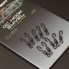 Gardner Tackle COVERT QC SWIVELS  SIZE 12  ANTI GLARE