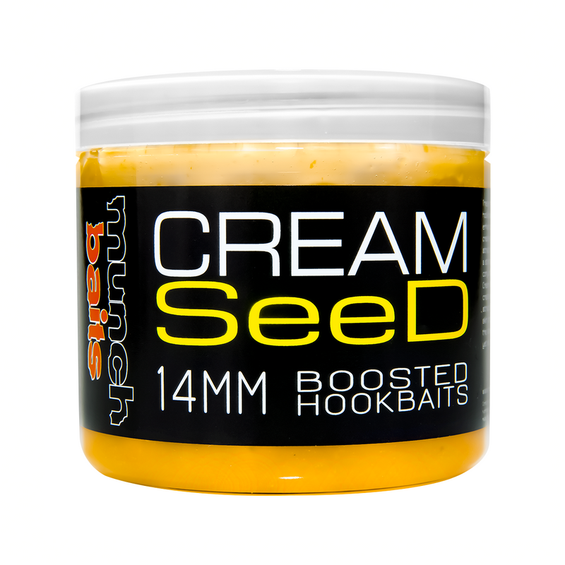 Munch Baits Cream Seed Boosted Hookbaits (14mm/18mm)