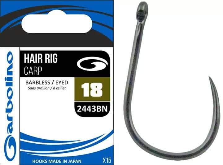 Garbolino COMMERCIAL COMPETITION HAIR RIG CARP BARBLESS