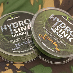 GARDNER TACKLE HYDRO-SINK BRAIDED MAINLINE