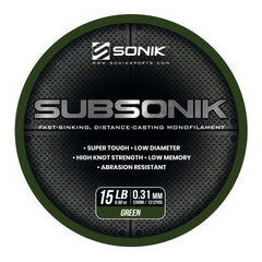 Sonik Subsonik Monofilament Line 1200M
