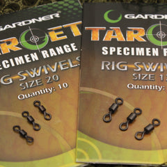 GARDNER TACKLE TARGET  RIG SWIVELS