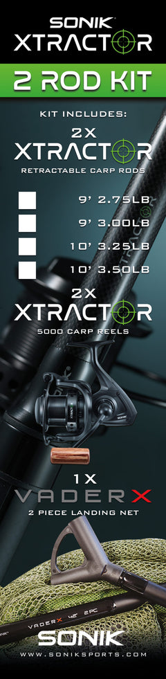 Sonik Xtractor 2-Rod Carp Kit