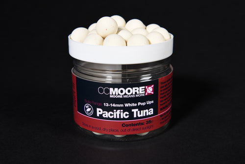 CC Moore Pacific Tuna White Pop Ups 13/14mm
