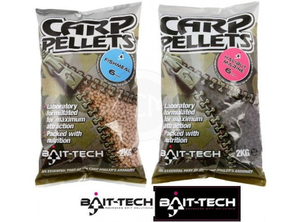 Bait Tech Carp Feed Pellets 2kg – Totally Hooked Ltd